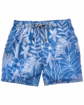 VINTAGE SUMMER 4-Way Stretch Volley Swim Trunk mens full coverage swimwear, stylish mens swim trunks