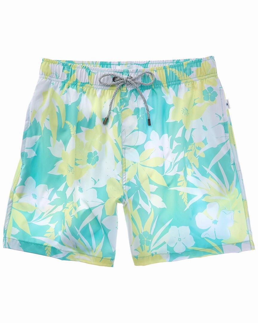VINTAGE SUMMER 4-Way Stretch Volley Swim Trunk mens full coverage swimwear, stylish mens swim trunks