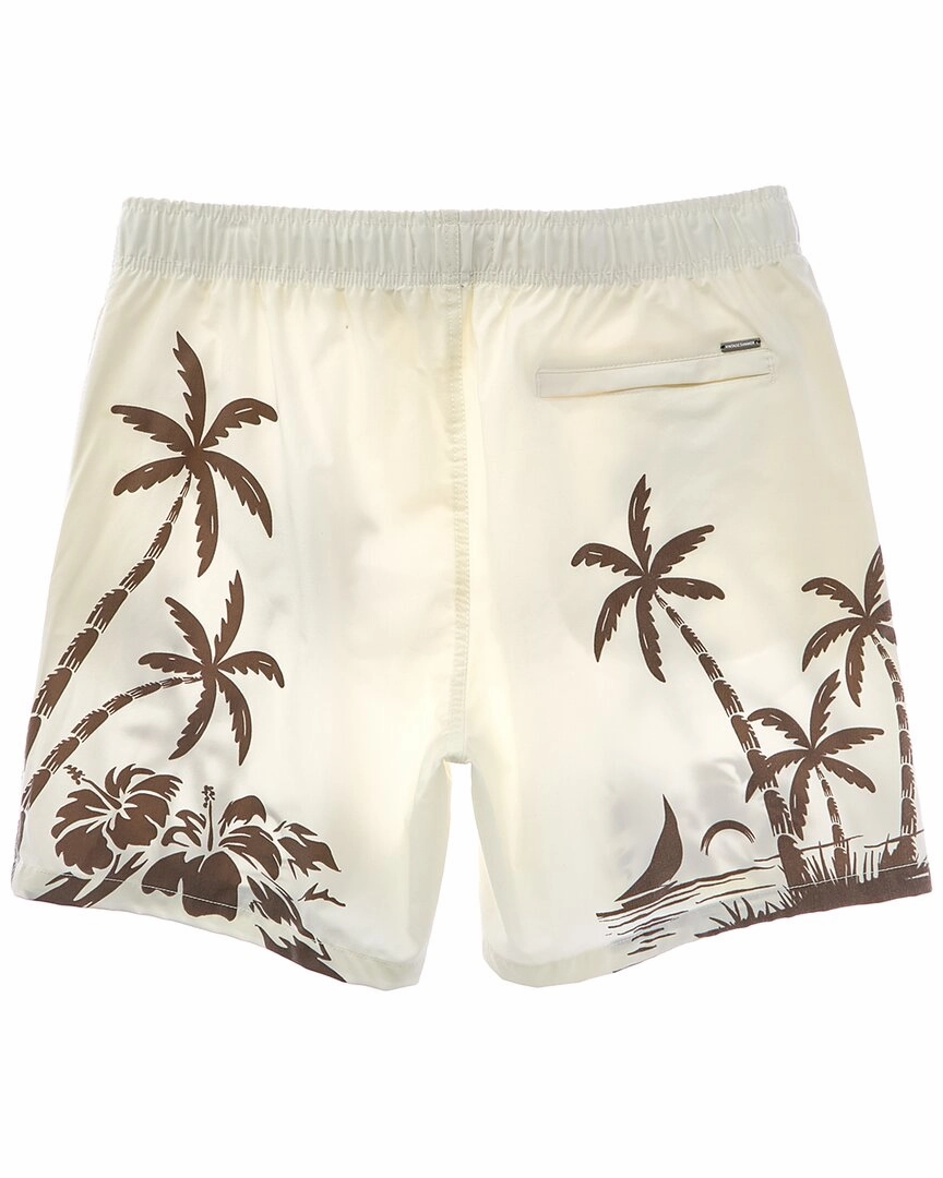 VINTAGE SUMMER 4-Way Stretch Volley Swim Trunk