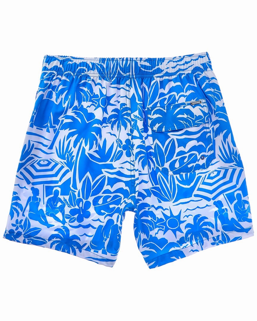 VINTAGE SUMMER 4-Way Stretch Volley Swim Trunk