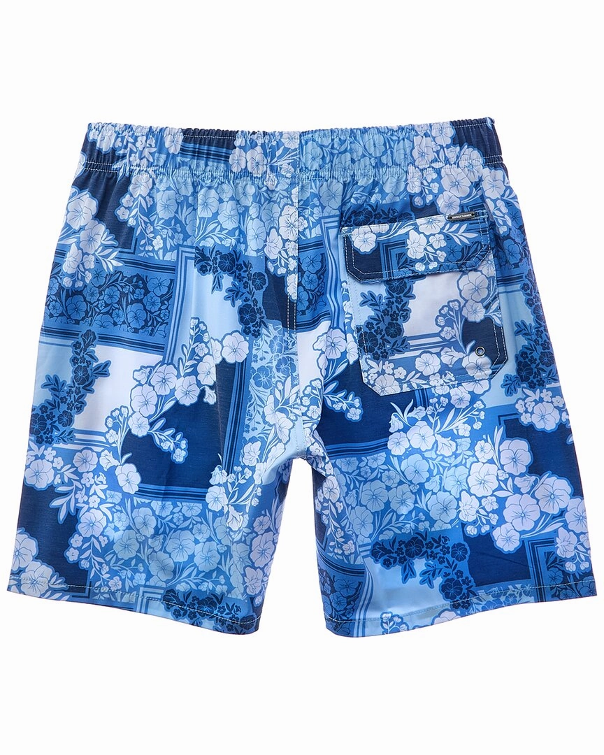 VINTAGE SUMMER 4-Way Stretch Volley Swim Trunk