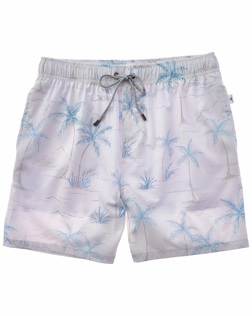 VINTAGE SUMMER 4-Way Stretch Volley Swim Trunk mens full coverage swimwear, stylish mens swim trunks