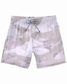 VINTAGE SUMMER 4-Way Stretch Volley Swim Trunk mens full coverage swimwear, stylish mens swim trunks