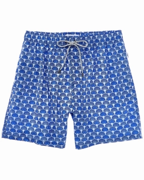 VINTAGE SUMMER 4-Way Stretch Volley Swim Trunk mens full coverage swimwear, stylish mens swim trunks