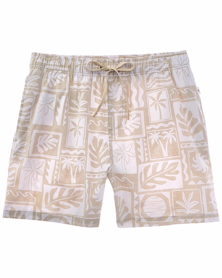 VINTAGE SUMMER 4-Way Stretch Volley Swim Trunk mens full coverage swimwear, stylish mens swim trunks