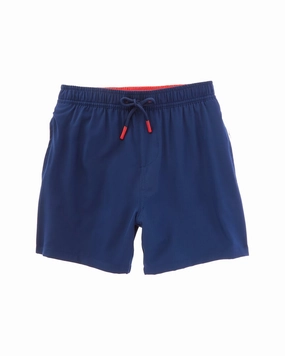 VINTAGE SUMMER Performance Stretch Lined Volley Swim Short boys swimwear sets, boys swim trunks