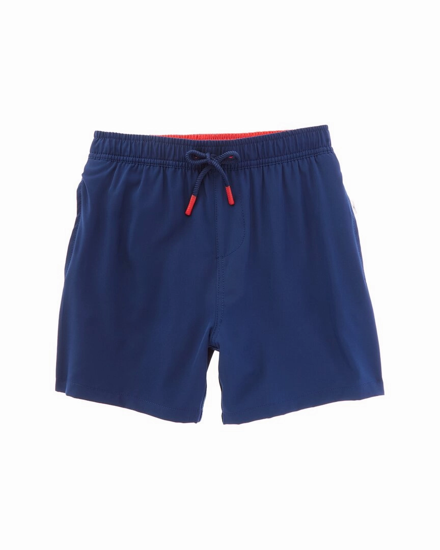 VINTAGE SUMMER Performance Stretch Lined Volley Swim Short boys swimwear sets, boys swim trunks