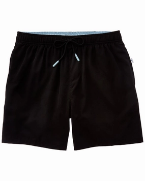 VINTAGE SUMMER Performance Stretch Lined Volley Swim Trunk mens full coverage swimwear, stylish mens swim trunks