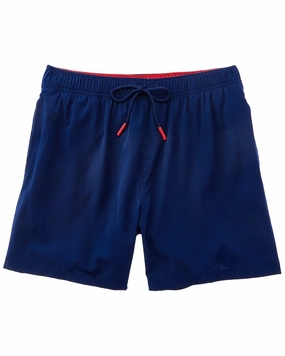 VINTAGE SUMMER Performance Stretch Lined Volley Swim Trunk mens full coverage swimwear, stylish mens swim trunks