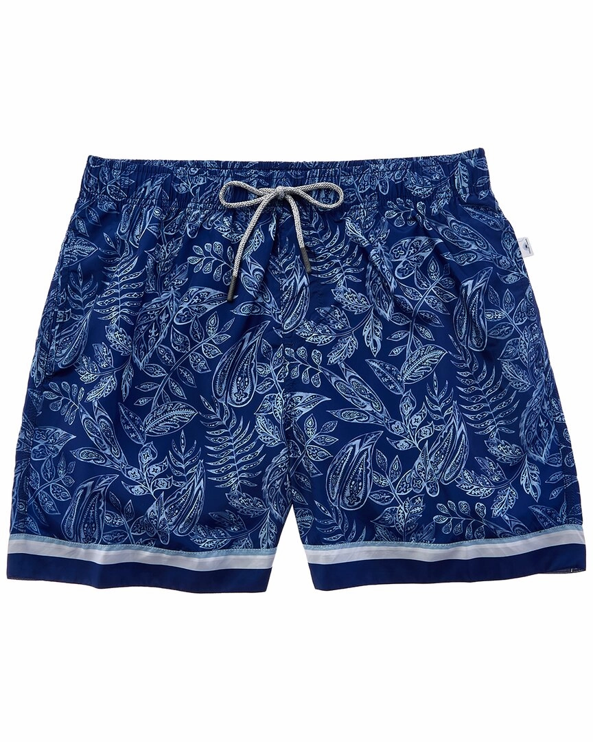 VINTAGE SUMMER Ponji Volley Swim Trunk mens full coverage swimwear, stylish mens swim trunks