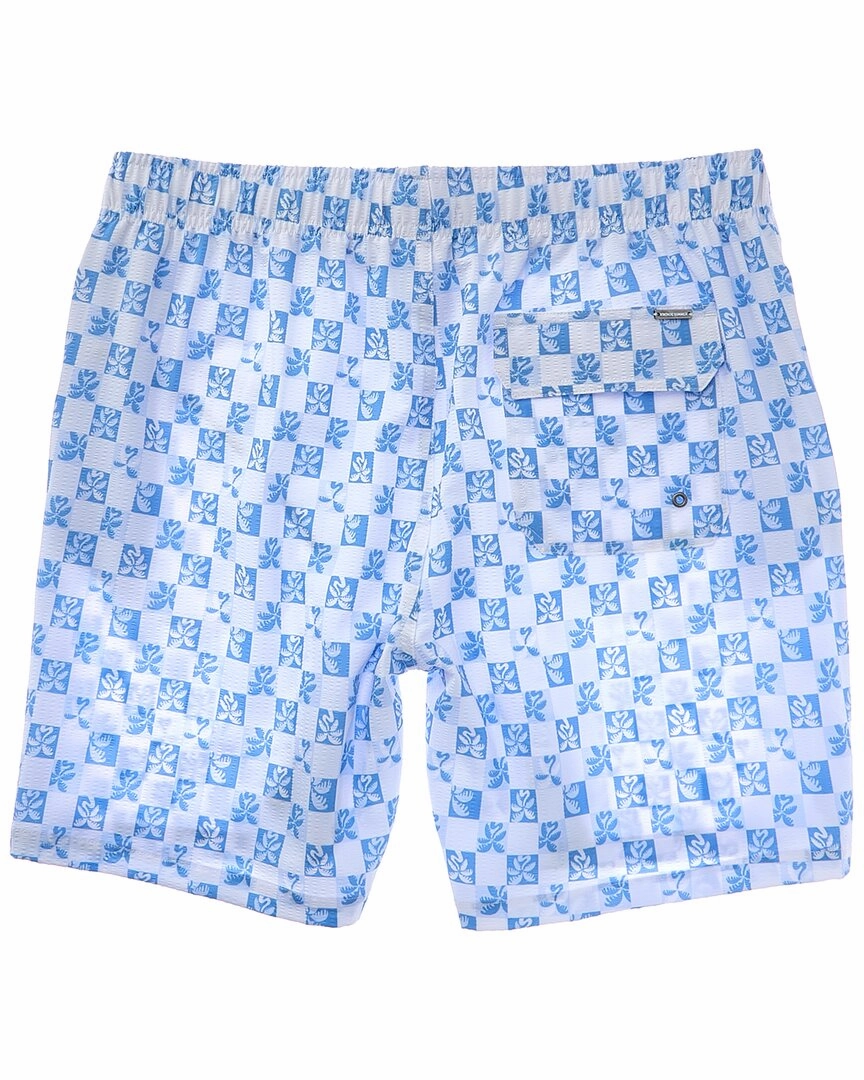 VINTAGE SUMMER Seersucker Stretch Volley Swim Trunk