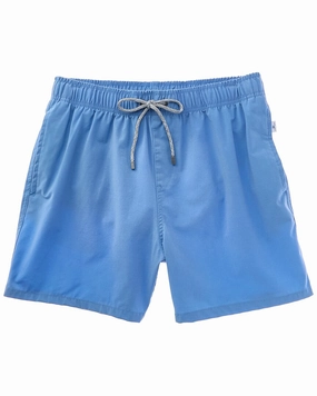 VINTAGE SUMMER Vintage Wash Volley Swim Trunk mens full coverage swimwear, stylish mens swim trunks