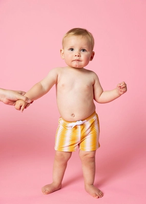 Vintage Triangles | Baby Euro Shorts boys summer swimwear, boys rash guard swim sets