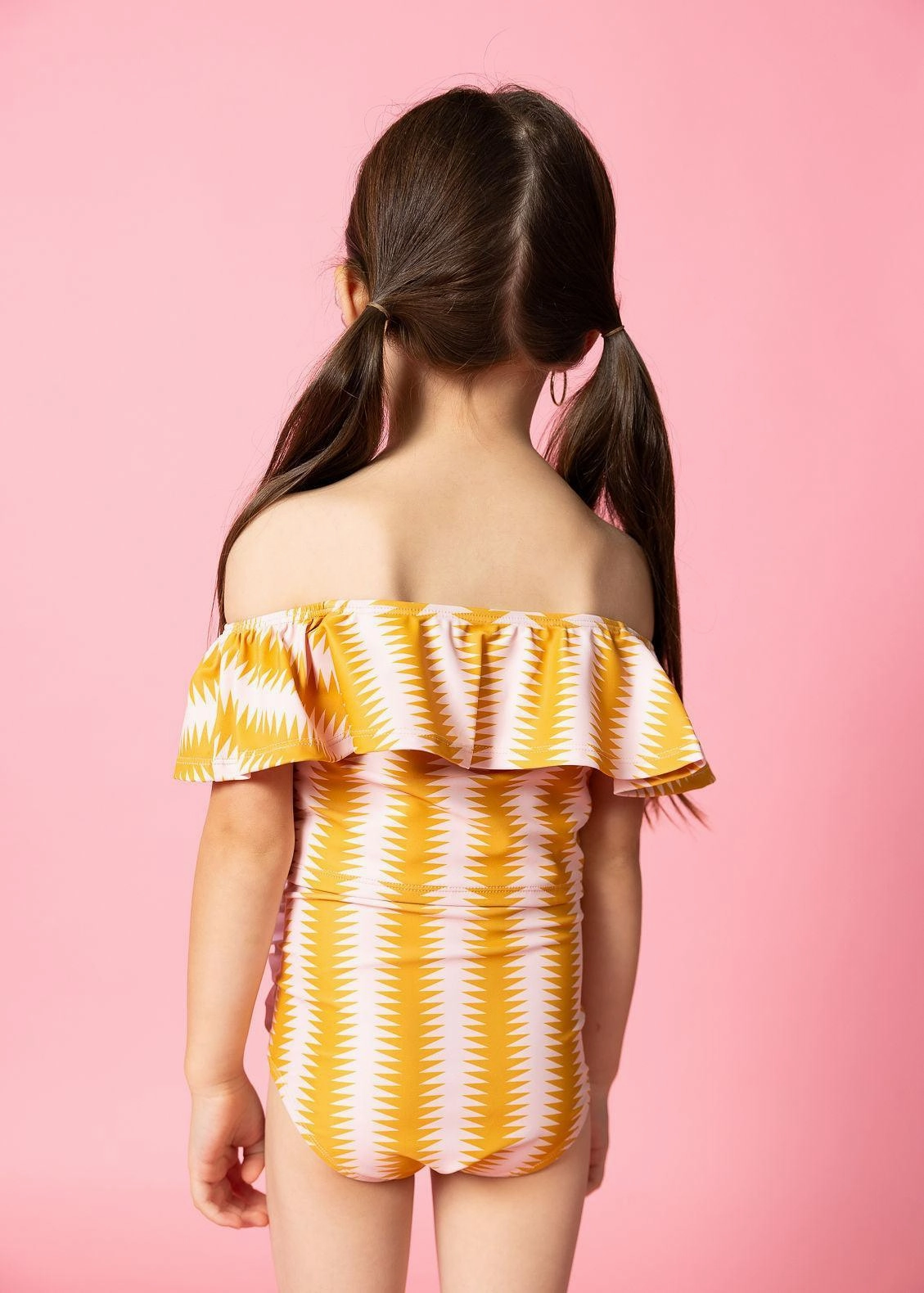 Vintage Triangles | Mini Ruffled Around Top