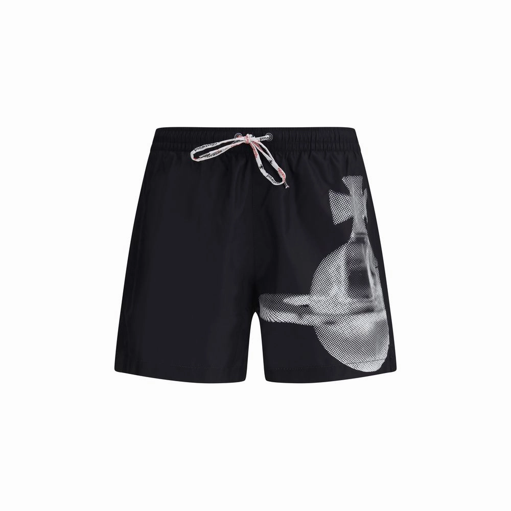 Vivienne Westwood Pixel Orb Men's Swimshorts mens full coverage swimwear, stylish mens swim trunks
