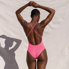 Weekender Suit - Zinc sleek design swimwear for women, minimalist swim styles