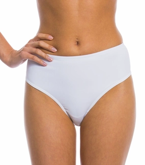 White High Waisted Bikini Brief womens beach swimwear, stylish womens swim sets