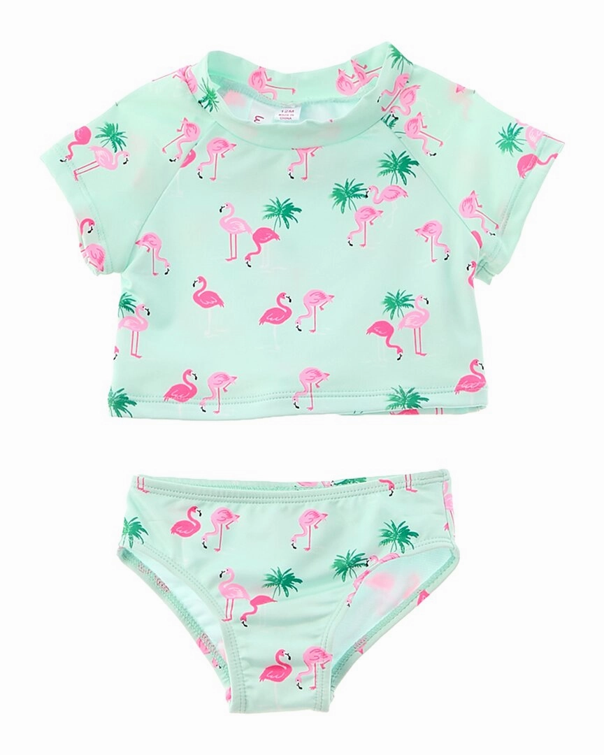 Wippette 2pc Rash Guard Swim Set cute swimsuits for teen girls, modest teen swimwear