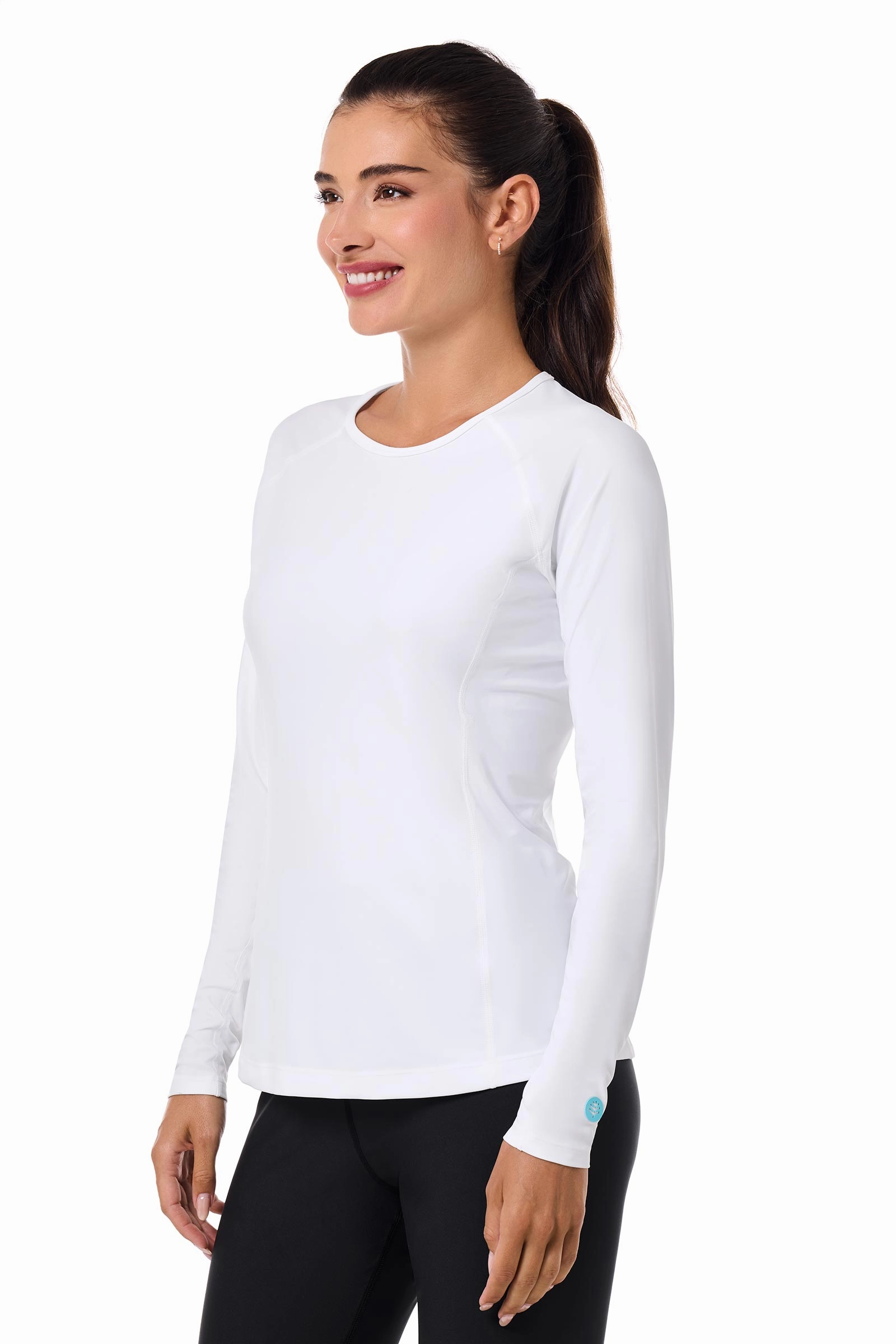 Women's Hightide Lite Long Sleeve Swim Shirt | White