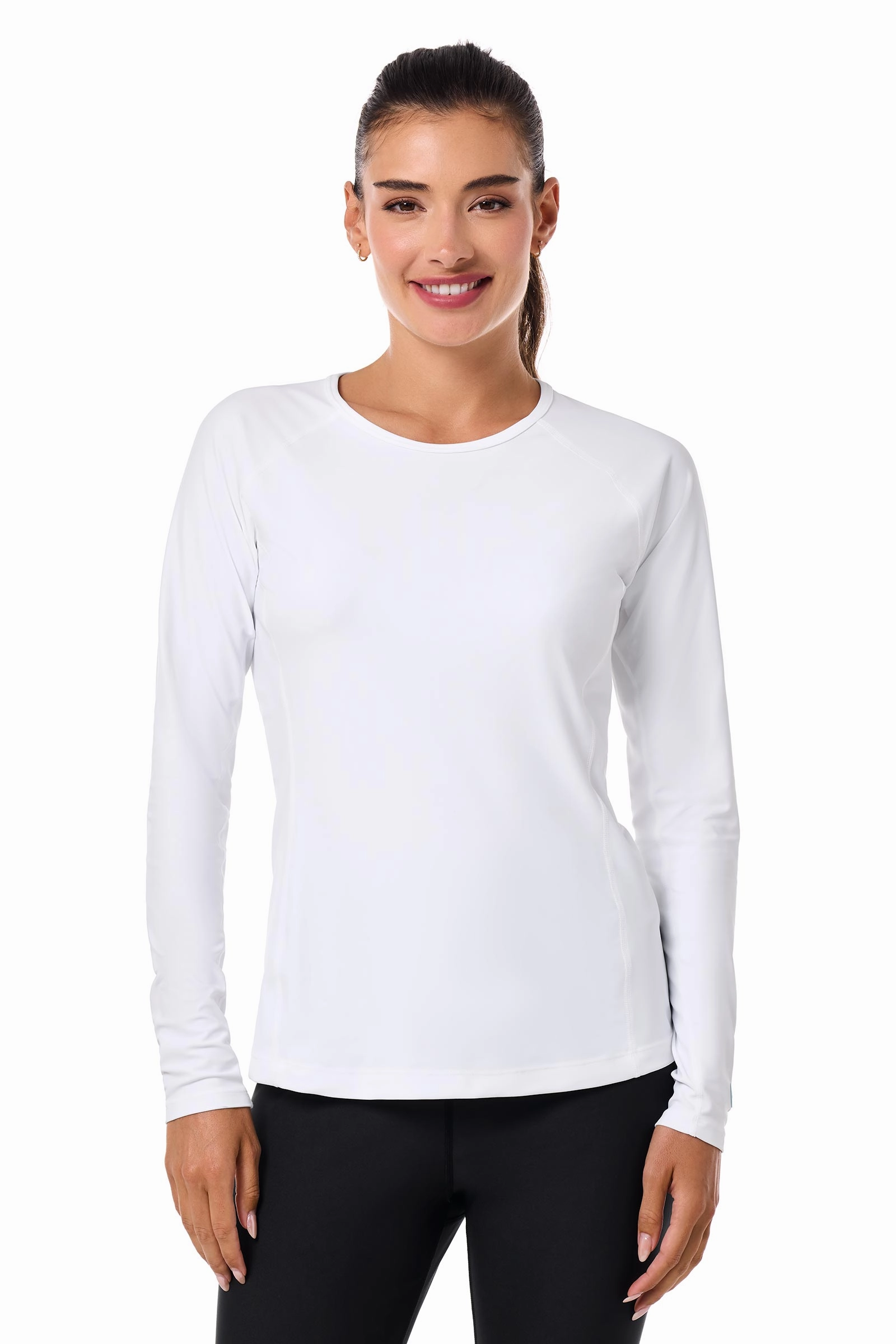 Women's Hightide Lite Long Sleeve Swim Shirt | White