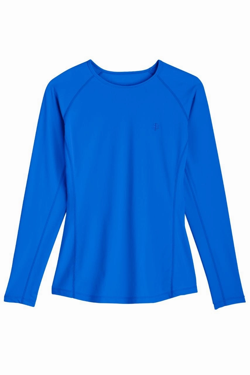 Women's Hightide Long Sleeve Swim Shirt | Baja Blue