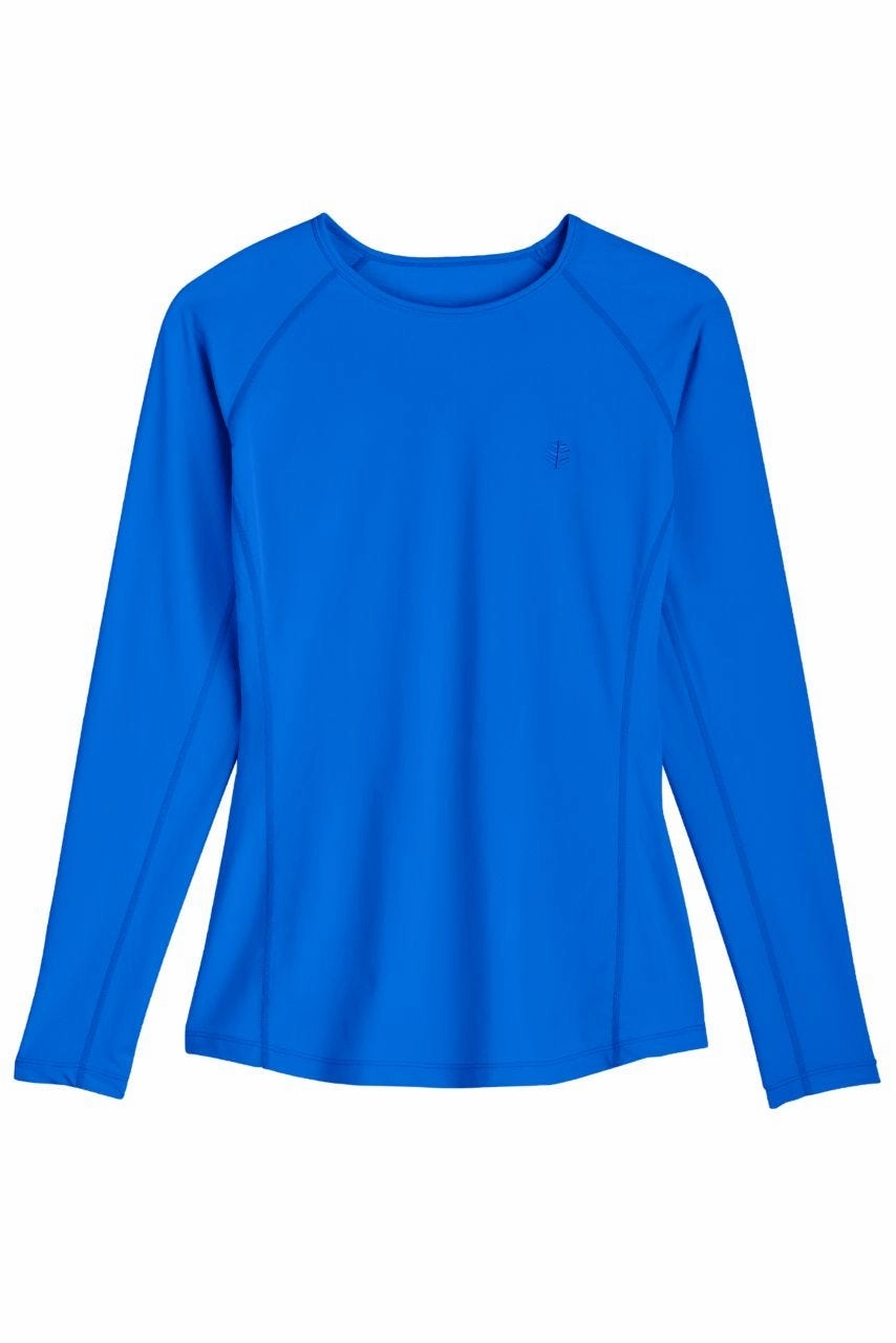 Women's Hightide Long Sleeve Swim Shirt | Baja Blue