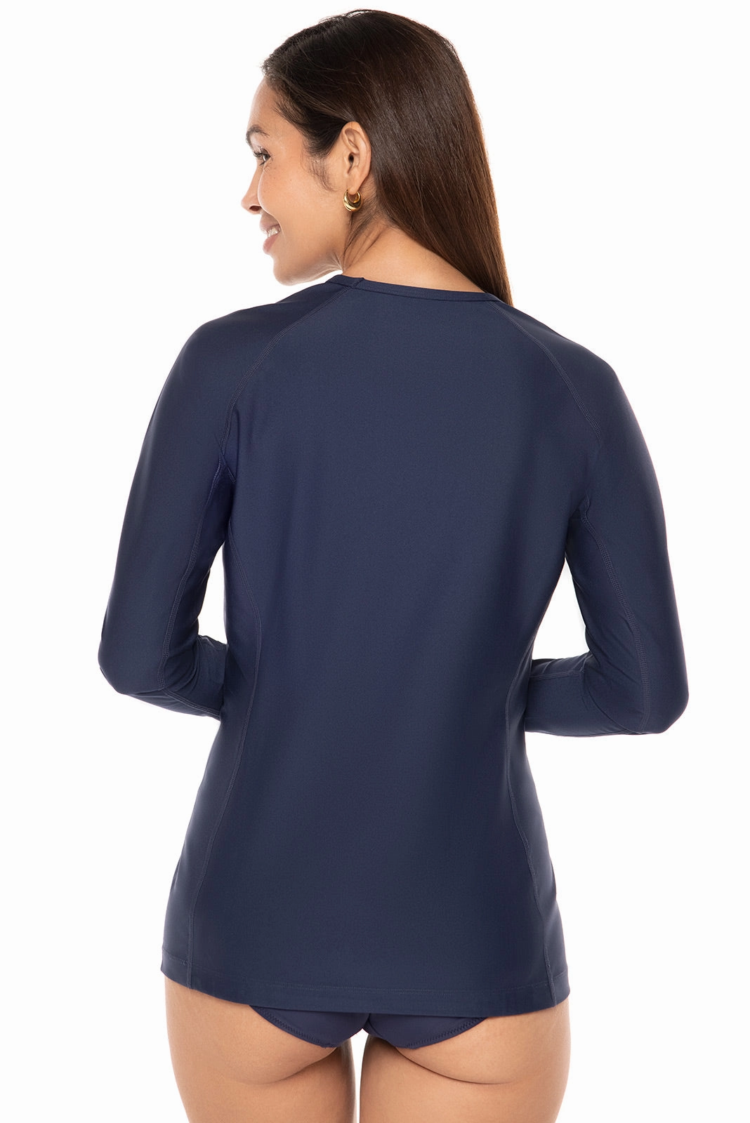 Women's Hightide Long Sleeve Swim Shirt  | Navy