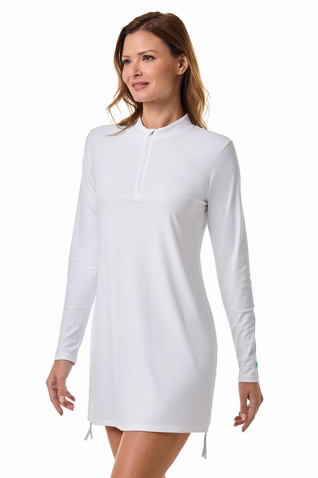 Women's Key Biscayne Ruche Swim Top | White