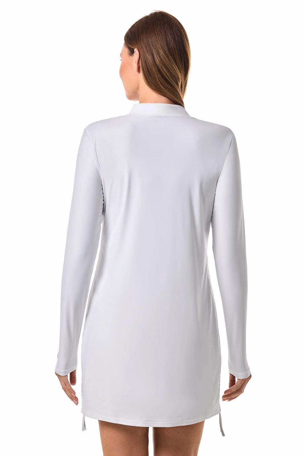Women's Key Biscayne Ruche Swim Top | White