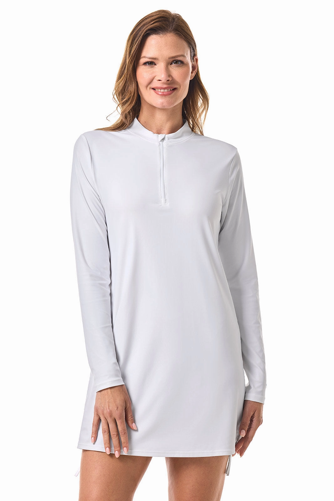 Women's Key Biscayne Ruche Swim Top | White