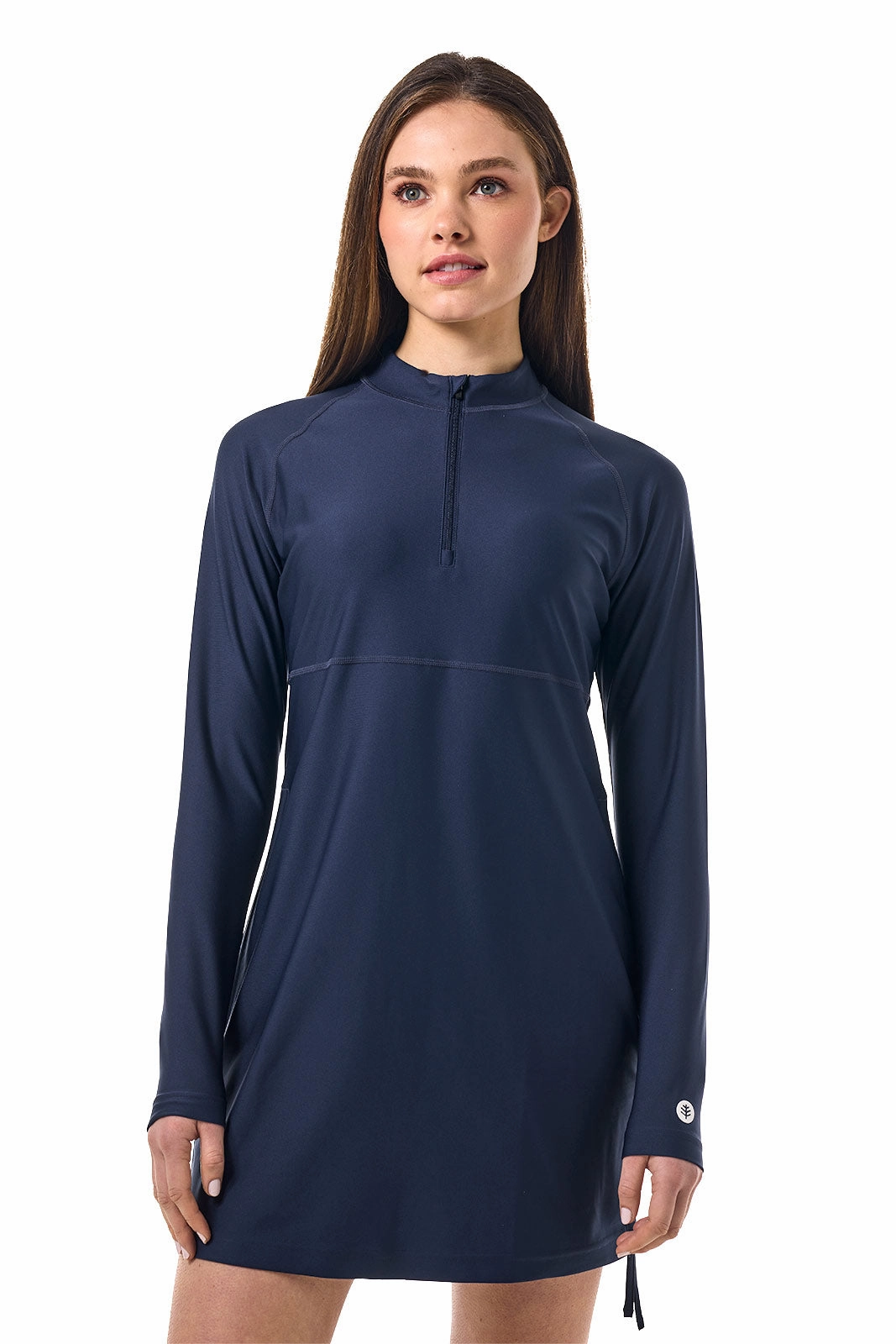 Women's Lawai Ruche Swim Shirt | Navy