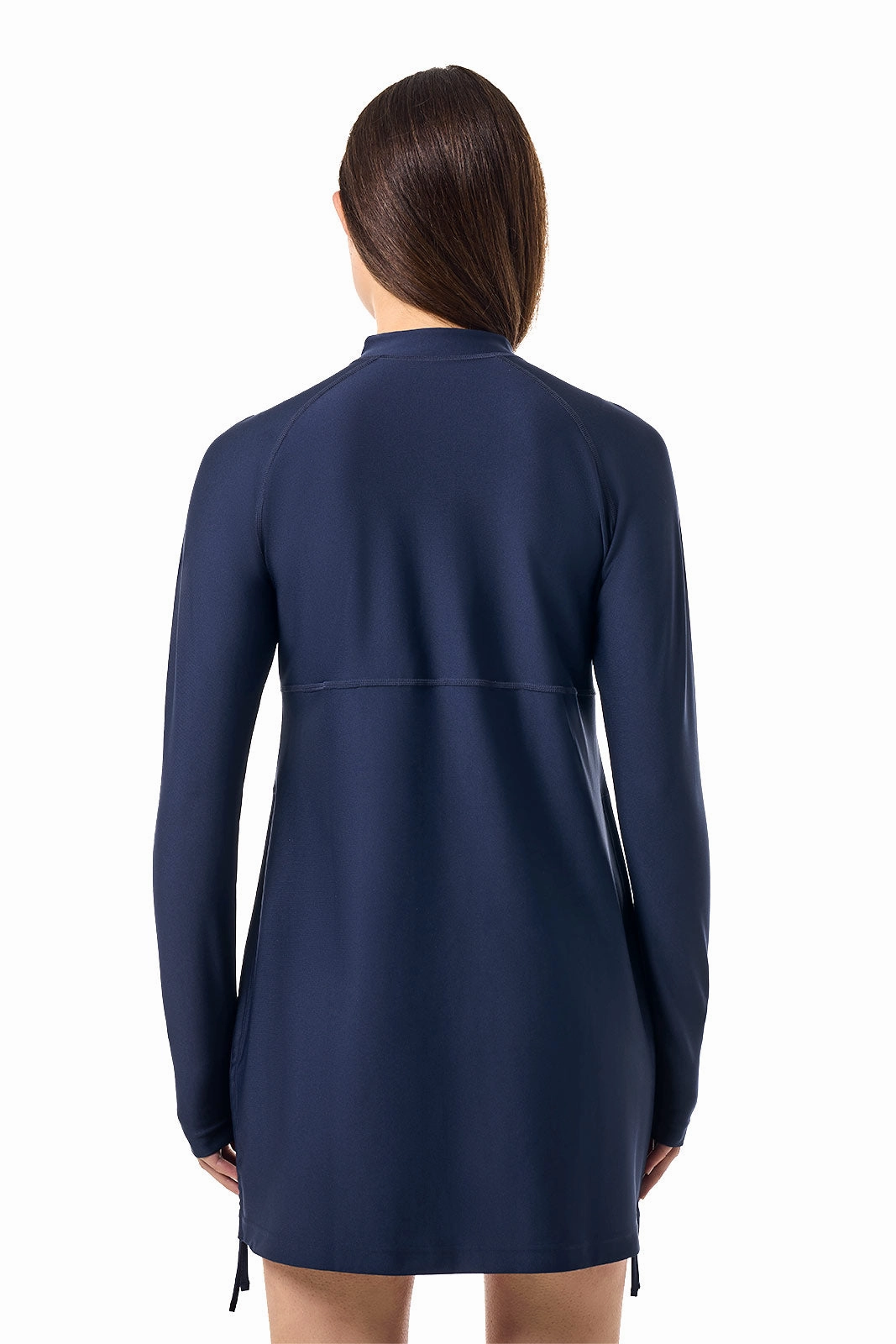 Women's Lawai Ruche Swim Shirt | Navy