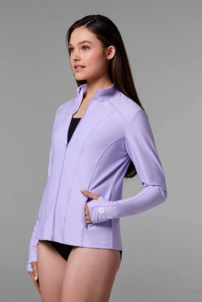 Women's Malawi Swim Jacket | Lavendula womens athletic swimwear, performance swimwear for women