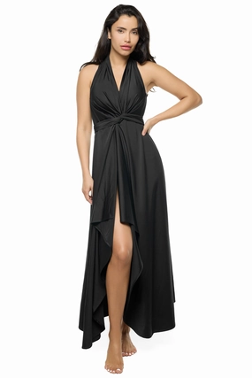 Women's MIA Multi Wrap | Black adjustable swimsuits for women, breathable swimwear for ladies