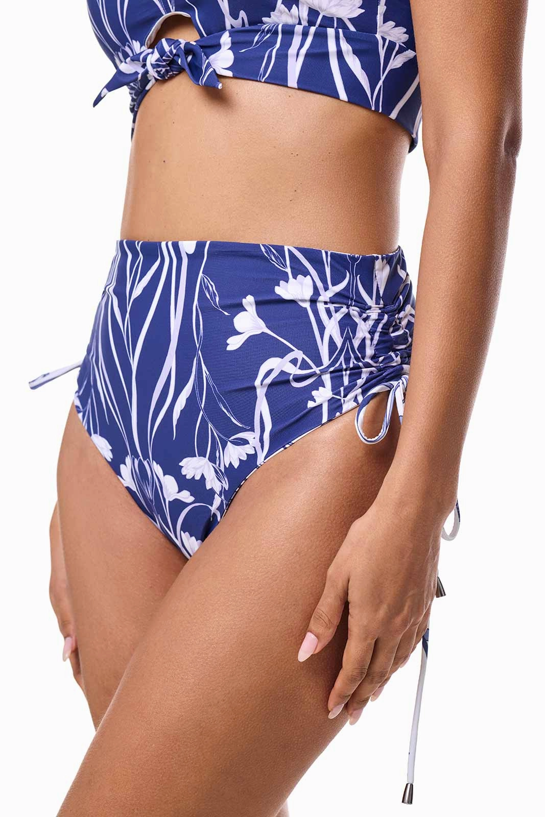 Women's Myrtle Reversible Ruche Adjustable Swim Bottoms | FUTURE DUSK Reversible