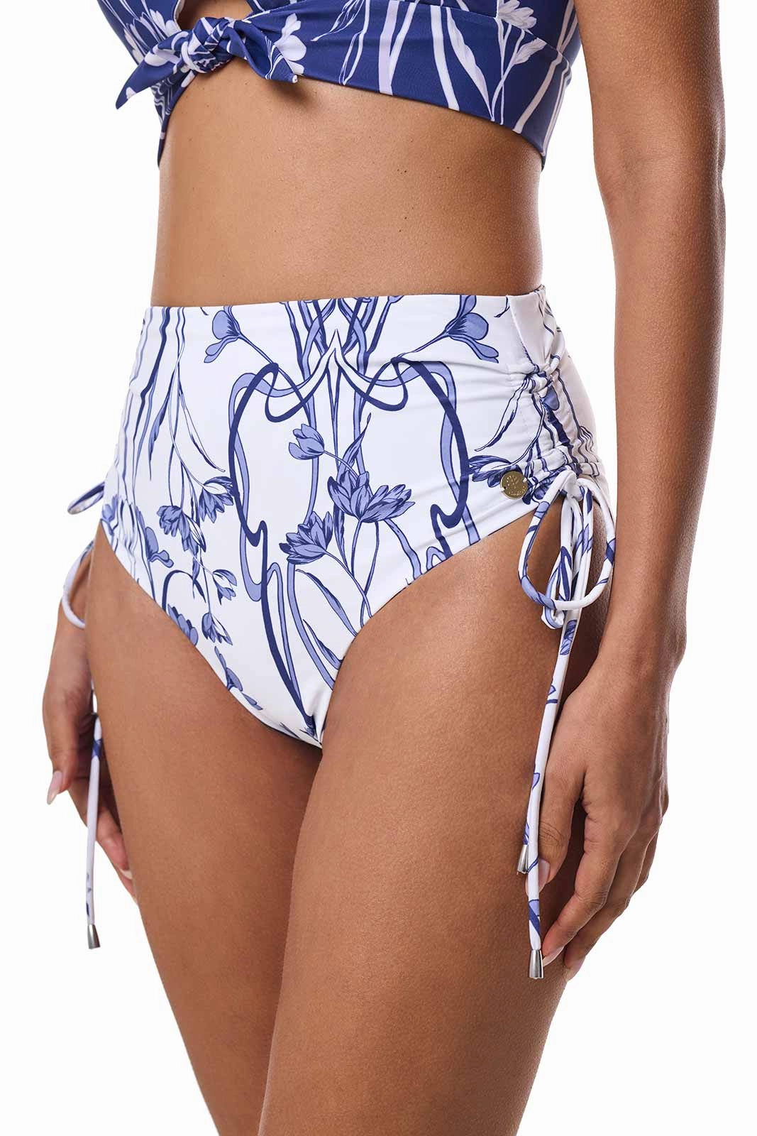 Women's Myrtle Reversible Ruche Adjustable Swim Bottoms | FUTURE DUSK Reversible