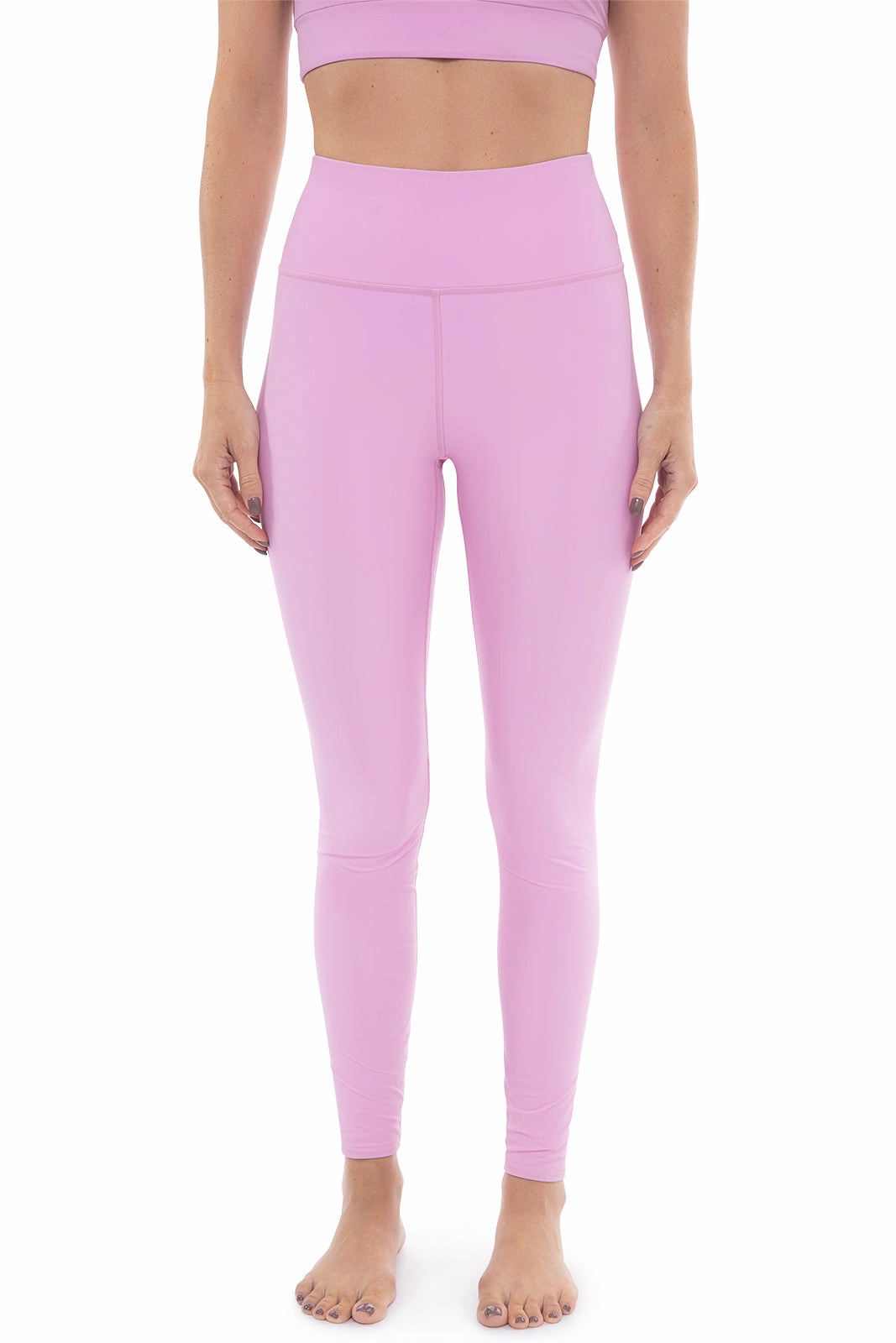 Women's Ocean Sculpt High Rise Swim Legging  | Peony Pink womens athletic swimwear, performance swimwear for women