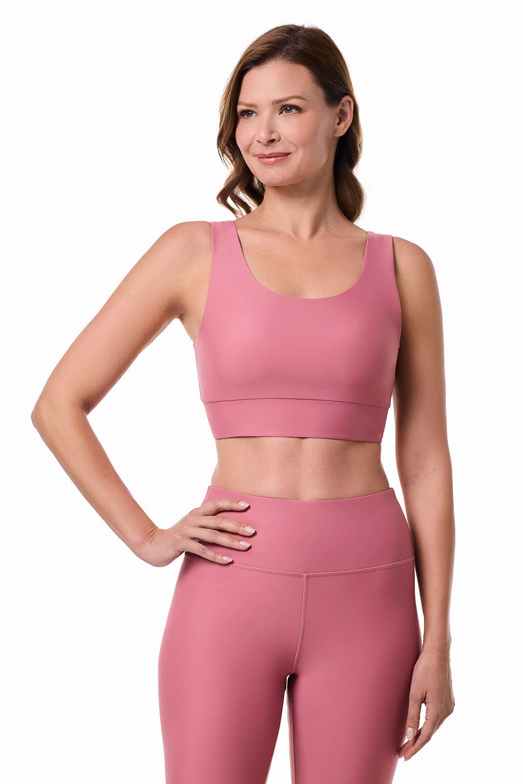 Women's Spring Garden Crop Bikini Top | Terracotta Rose