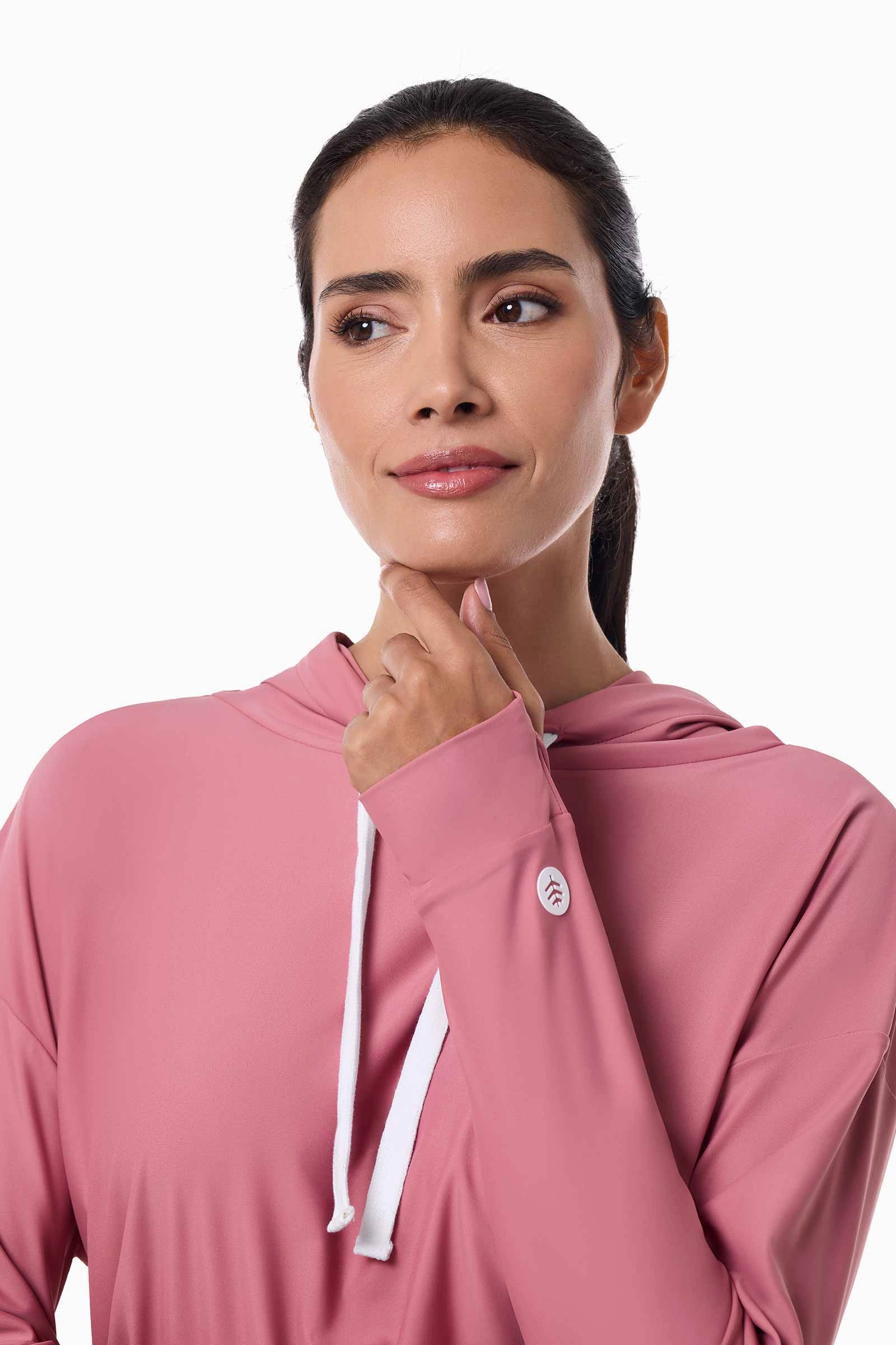 Women's Waikal Swim Hoodie | Terracotta Rose
