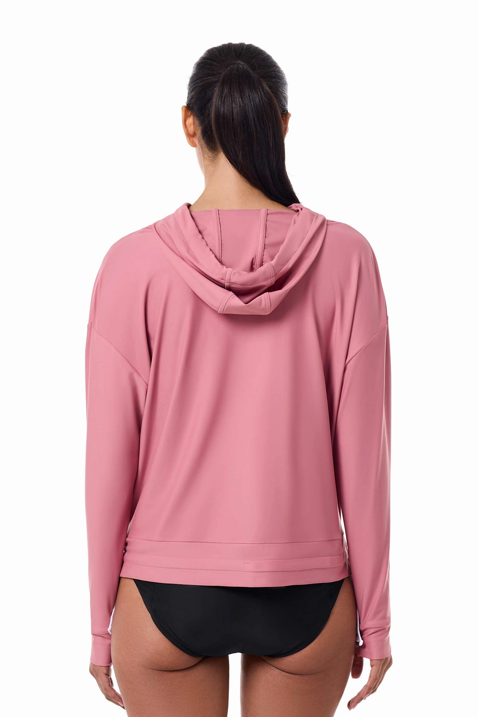 Women's Waikal Swim Hoodie | Terracotta Rose