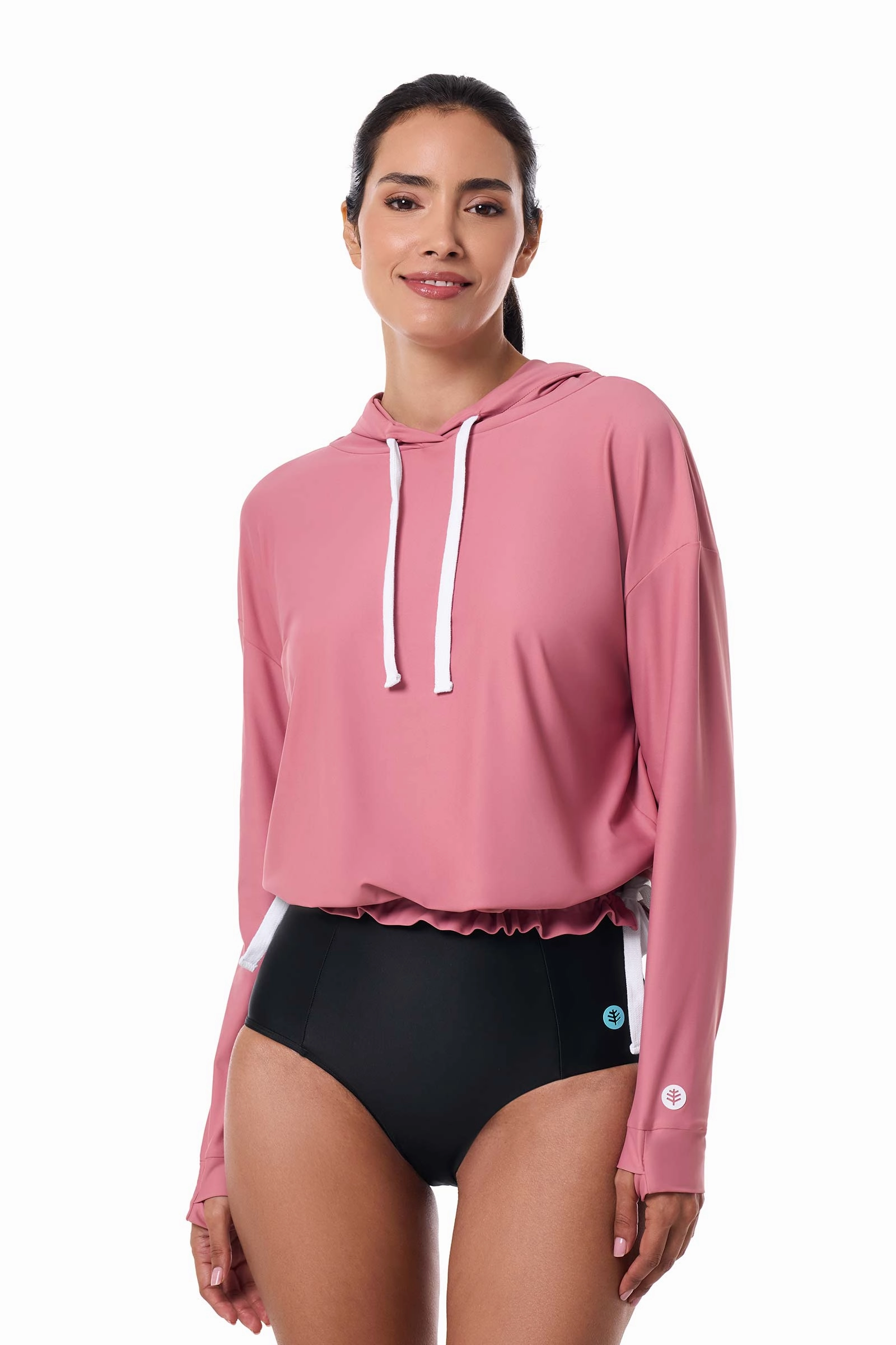 Women's Waikal Swim Hoodie | Terracotta Rose