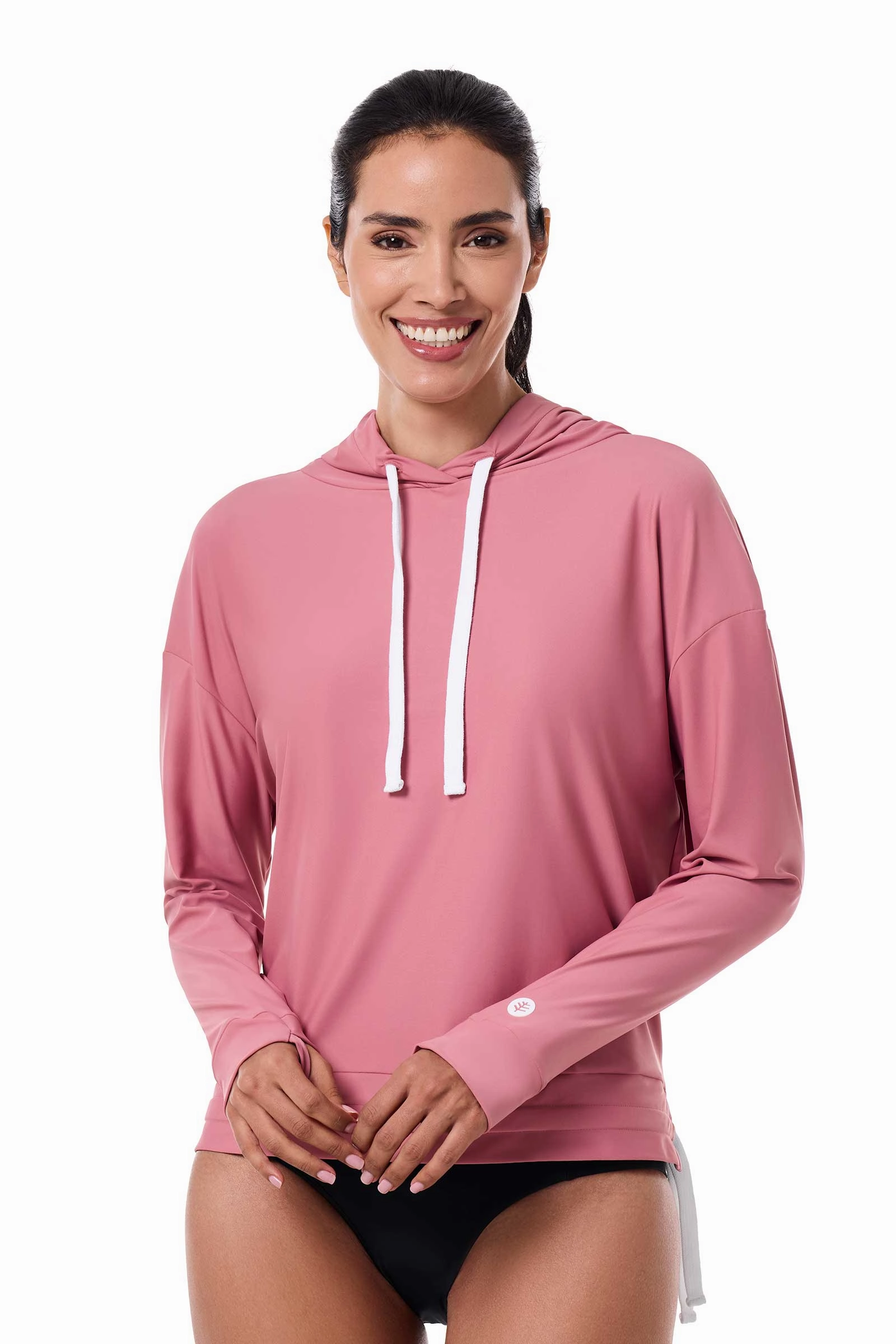 Women's Waikal Swim Hoodie | Terracotta Rose