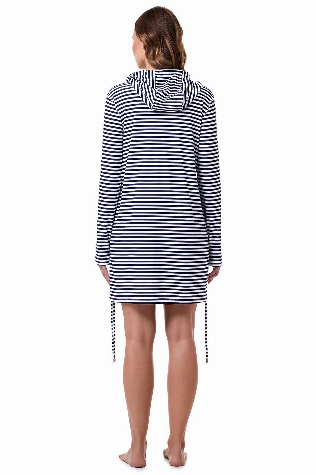 Women's Wailea Swim Cover-Up | White/Navy Stripe