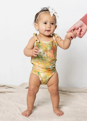 Wonderland Floral | Baby Simply One-Piece toddler girl swimwear, summer swimwear for girls