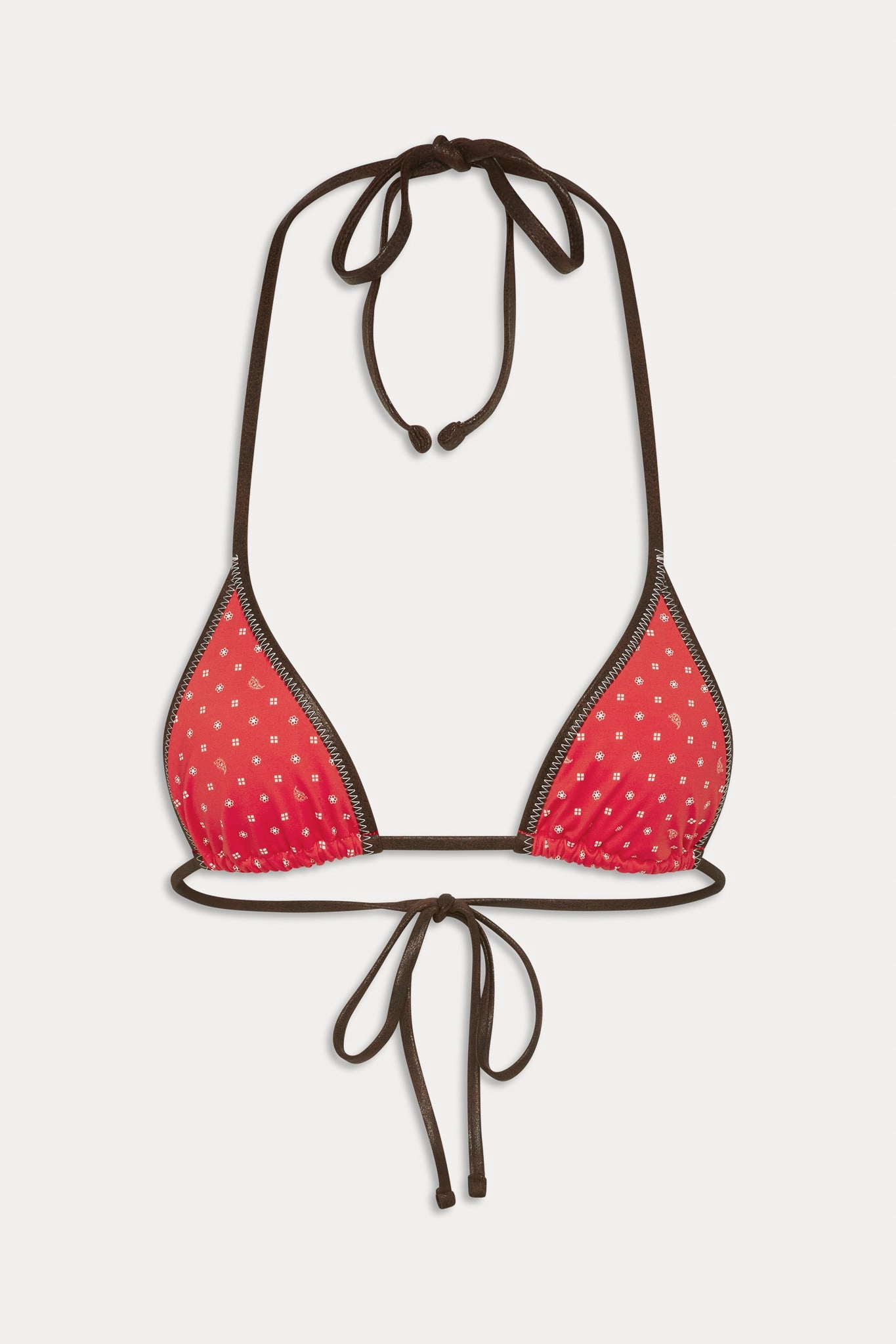 x BELLA HADID Paradise Halter Bikini Top - Lovebug