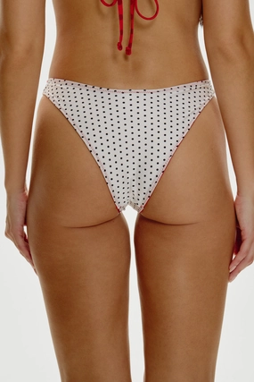 x Ralisation Par Dove Reversible Bikini Bottom - Aura womens swim bottoms, high waist bikini bottoms