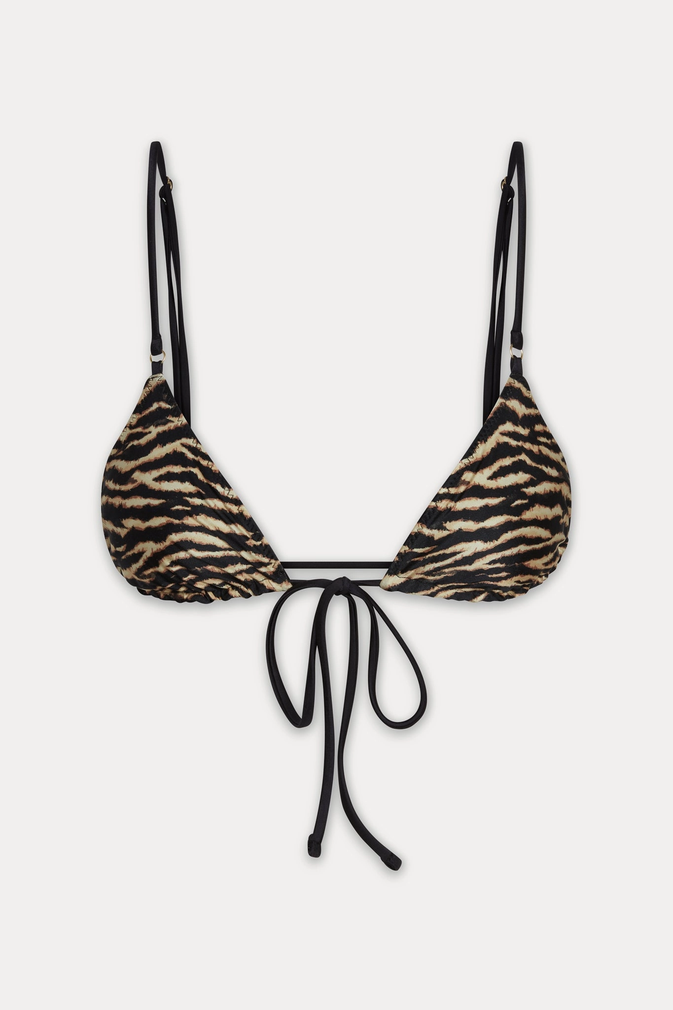 x Ralisation Par Lila Triangle Bikini Top - Vintage Tiger