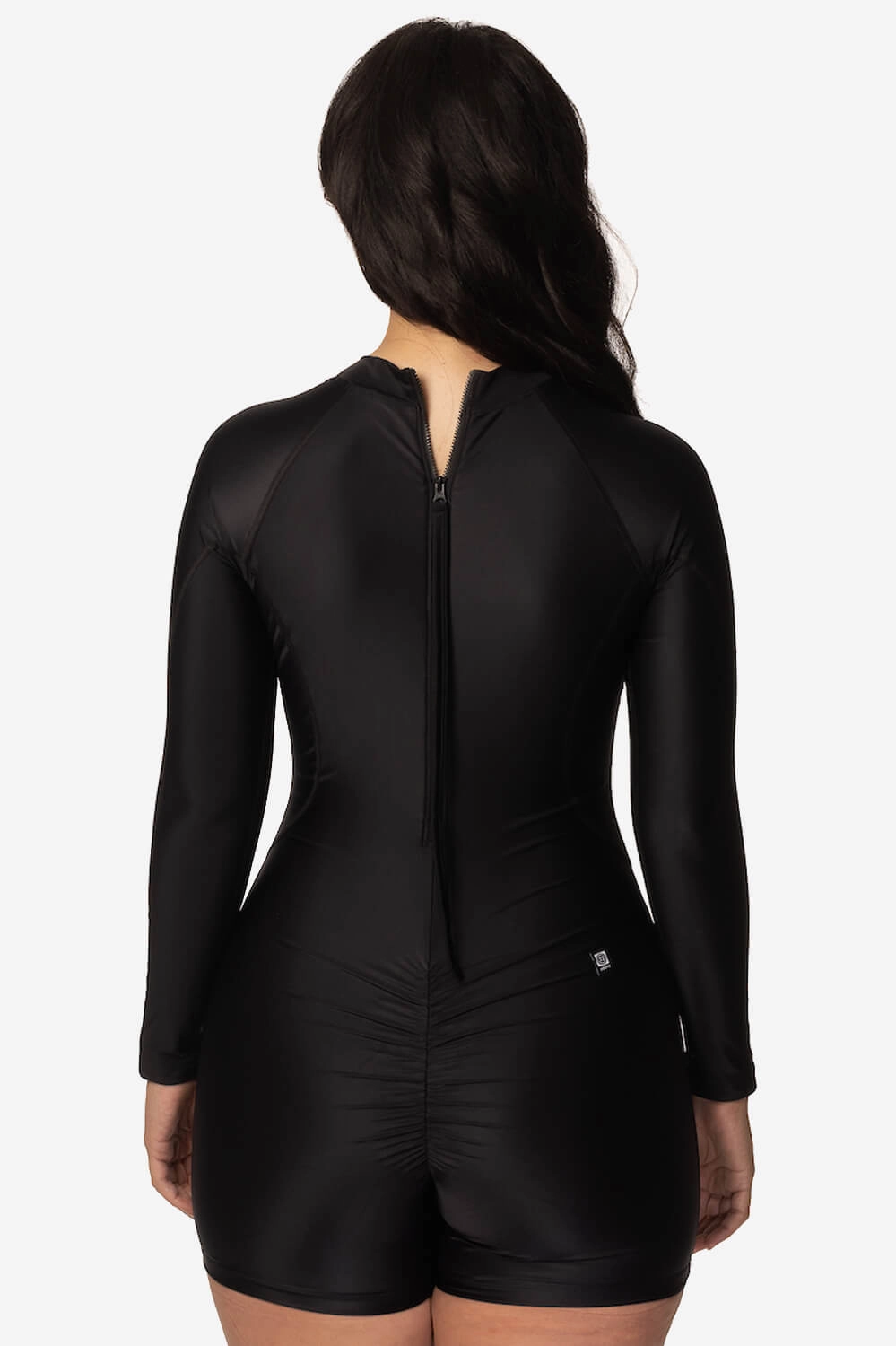 Zenobia Zip-Up Paddle Suit - Black