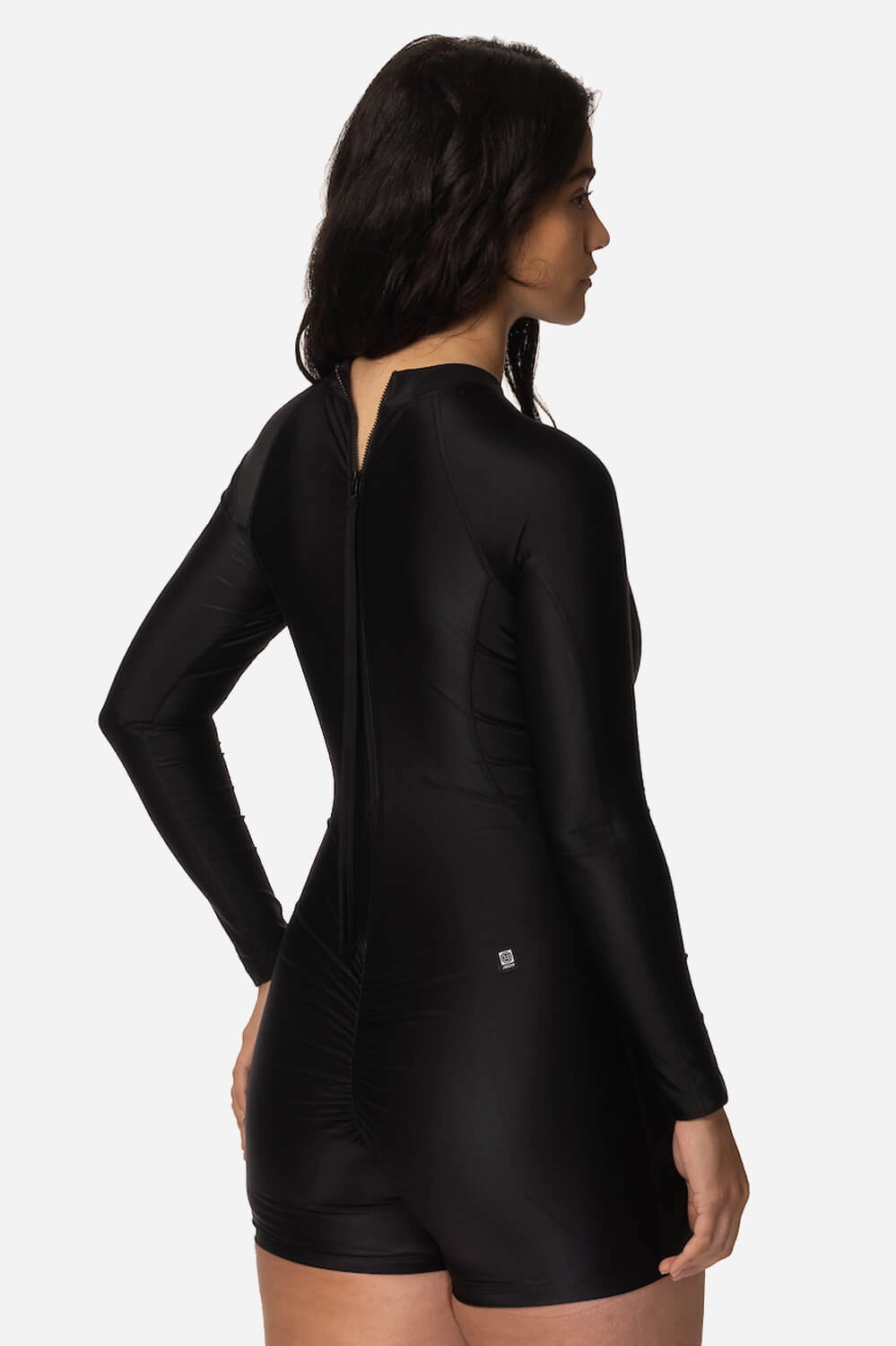 Zenobia Zip-Up Paddle Suit - Black