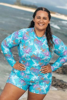 Zenobia Zip-Up Paddle Suit - Surfside all types of swimwear, full coverage swimwear for all ages